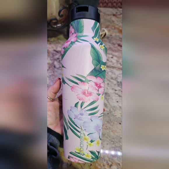 Corkcicle 20 oz Sport Canteen - Pink Luau 🌺🌴 - Picture 2 of 7